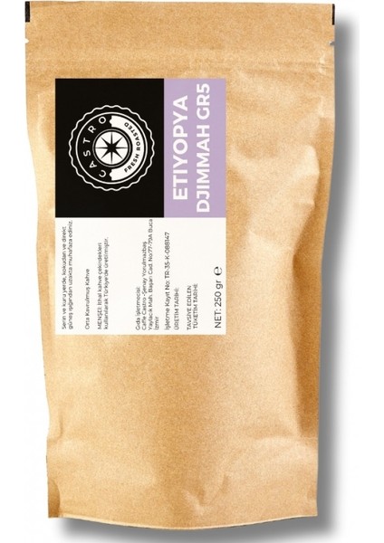 Etiyopya Djimmah Gr5 Kahve 1000 Gr. (4X250 Gr) fiyatları