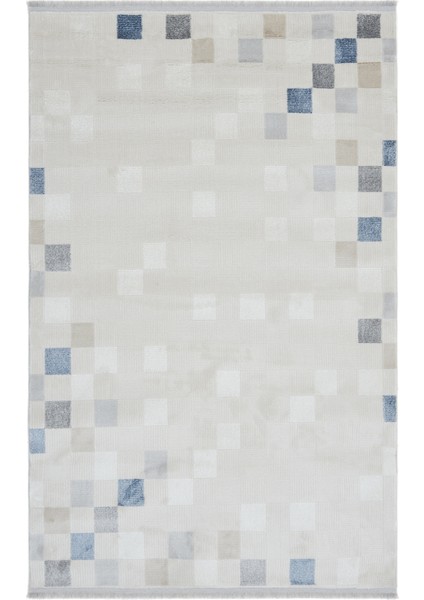 Lal 0118 Halı - Mavi / Ekru - 120X180 cm