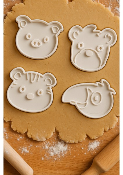 Hayvan Figürlü Kurabiye Kalıbı Seti - Sevimli Hayvan Temalı Kurabiye ve Fondan Kalıpları fiyatları