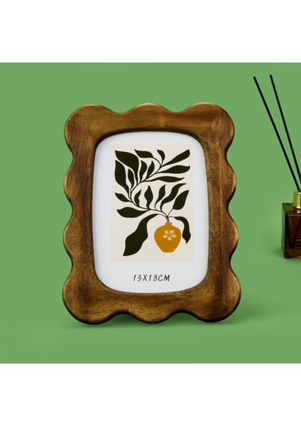 Deco Wavy Çerçeve - Kahverengi - 13X18 cm fiyatları