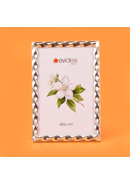 Deco Cordoba Metal Fotoğraf Çerçevesi - Silver - 10X15 cm