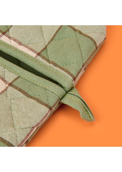 Myhome Toscana Fırın Eldiveni - Ekru / Yeşil - 14X26 cm modelleri