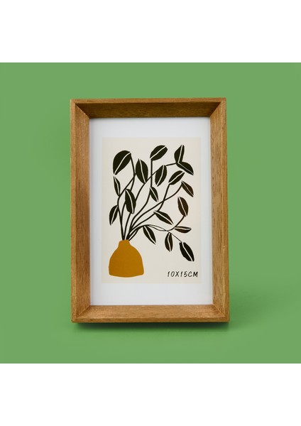 Deco Monza Çerçeve - Kahverengi - 15X10 cm