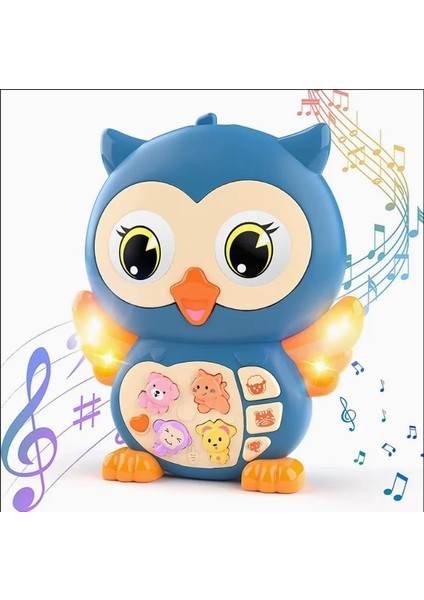 Baykuş Eğitici Bebek Piyanosu - Mavi (Lisinya) fiyatları