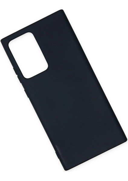 Newface Samsung Galaxy Note 20 Ultra Kılıf Nano Içi Kadife Silikon - Lacivert fiyatları
