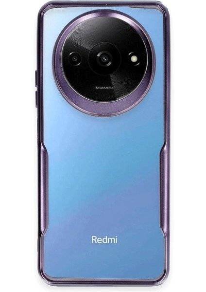 Newface Xiaomi Redmi A3 4g Kılıf Boyi Silikon Kapak - Derin Mor