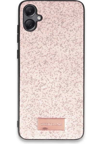 Onegif Samsung Galaxy A05 Bright Simli Kapak - Pembe