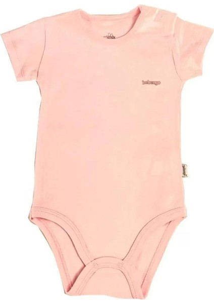 Basic Kısa Kol Body Pembe