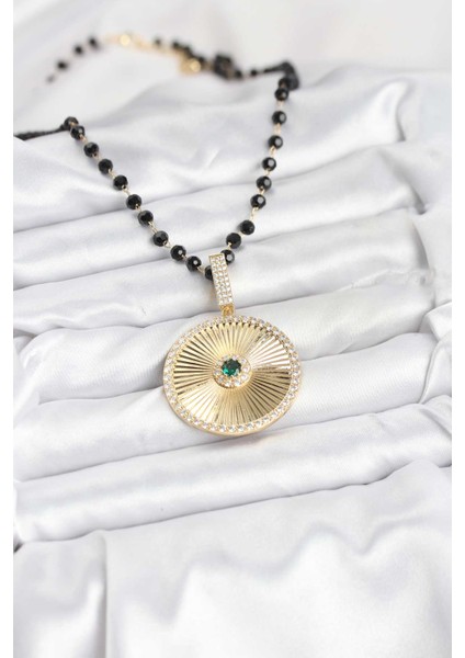 316L Çelik Zincir Kristal Boncuklu Kadın Kolye - Lisinya fiyatları