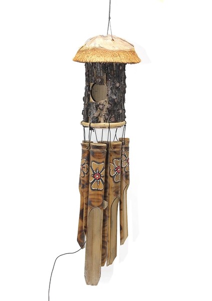 Bambu Kuş Yuvalı Rüzgar Çanı Repot-1 ( Lisinya )