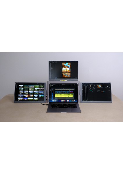 - 16” Taşınabilir Üçlü Monitör (Sabit Panel) Monitör indirimleri