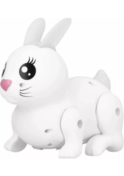 Pilli Tavşan Figür - Sesli Hareketli - 99777-1 - Beyaz (Lisinya) modelleri