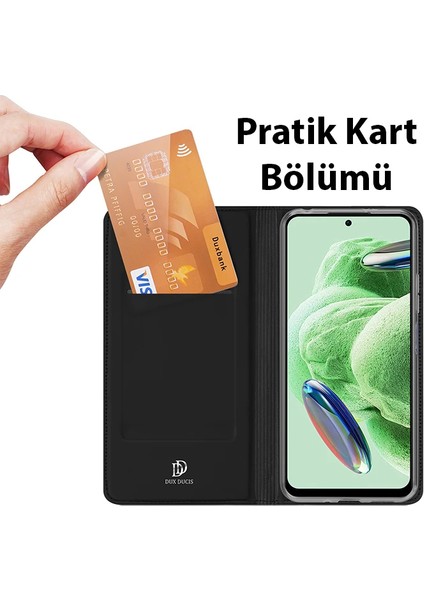 Dux Ducis Xiaomi Poco X5 5g Kılıf Skin Pro Series Flip Cover Kapaklı KILIF-(1903)