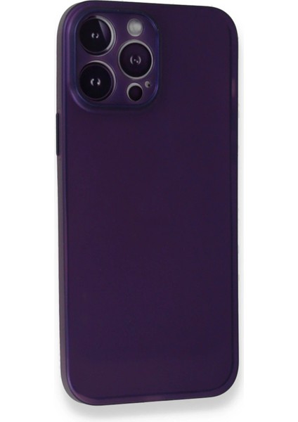 Newface iPhone 14 Pro Max Kılıf Pp Ultra Ince Kapak - Mor modelleri