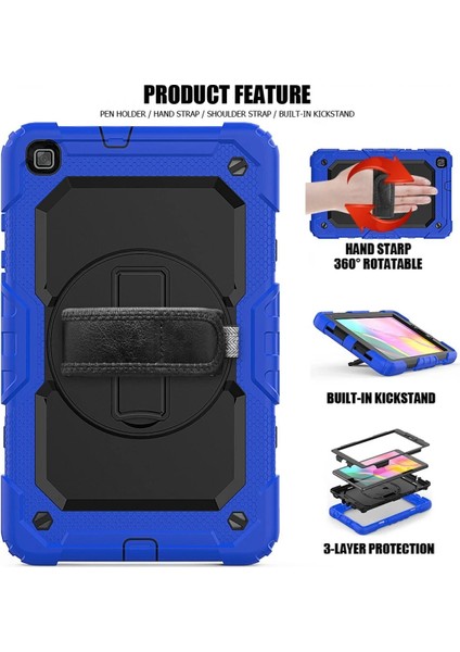 Newface Samsung Galaxy T290 Tab A 8 Kılıf Pars Tablet Kapak - Mavi modelleri