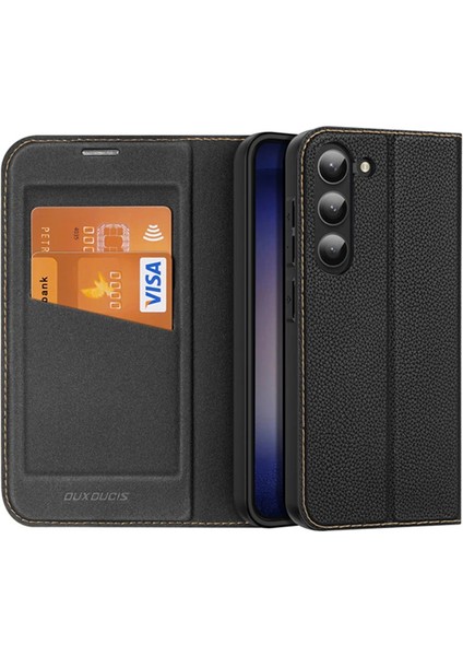 Dux Ducis Sm Galaxy S23 Plus Kılıf Skin X2 Series Magnetic Pu Deri Manyetik Kapaklı KILIF-(1903)