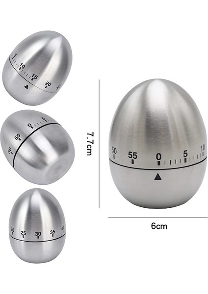 Ezere Mekanik Arama Pişirme Mutfak Zamanlayıcı Alarmı 60 Dakika Paslanmaz ÇELIK-(1903) indirimleri