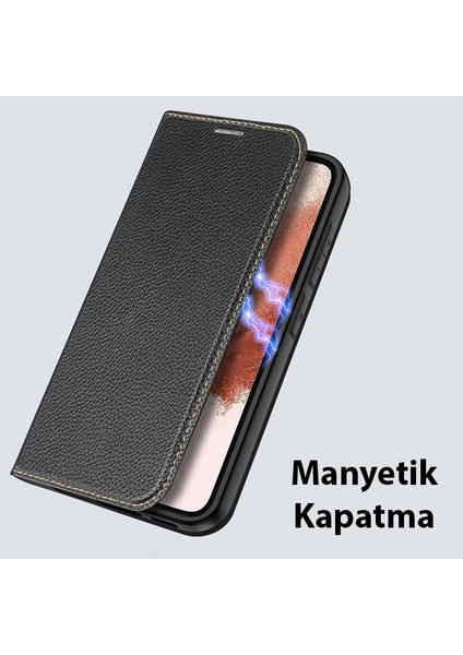 Dux Ducis Sm Galaxy S23 Plus Kılıf Skin X2 Series Magnetic Pu Deri Manyetik Kapaklı KILIF-(1903)