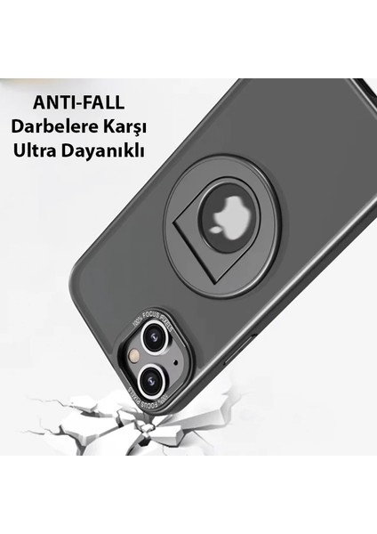 Ally iPhone 15 Için Magsafe Uyumlu Yüzük Standlı Manyetik Silikon KILIF-(1903) modelleri