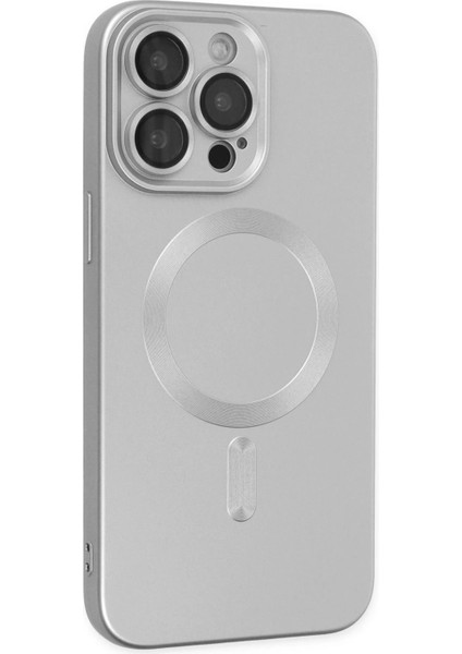 Newface iPhone 14 Pro Kılıf Moshi Lens Magneticsafe Silikon - Gümüş fiyatları