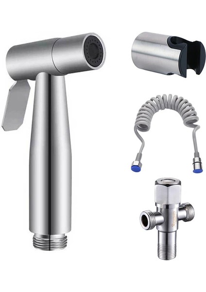 Ally 304 Paslanmaz Çelik Musluk Seti El Tuvalet Sprey TABANCASI-(1903)