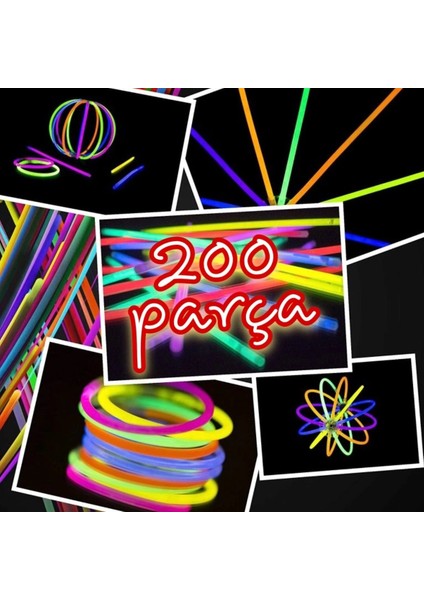 Fosforlu Çubuk (200 Parça) ( Lisinya )