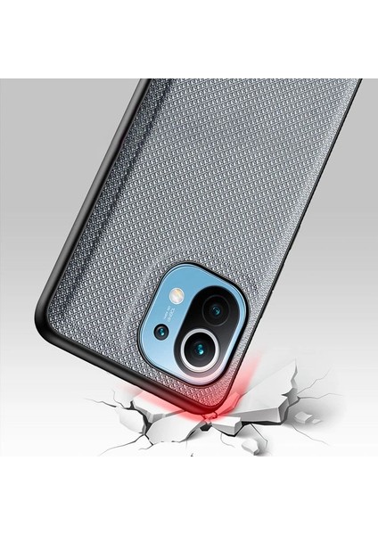 Dux Ducis Fino Serisi Xiaomi Mi 11 Kılıf Premium Dokuma Silikon KILIF-(1903) fırsatları