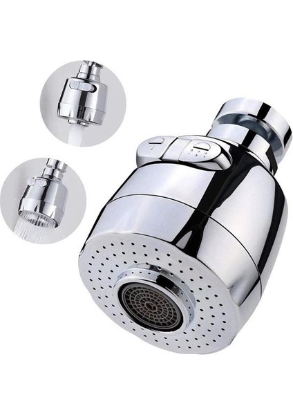 SN-27114 2 Kademeli Tasarruflu Musluk Başlığı 360 Derece