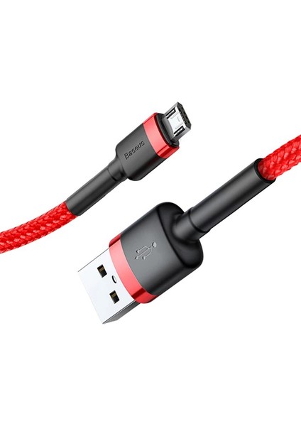 Baseus Cafule Micro USB 1metre 2.4A Hızlı Şarj Halat USB KABLO-(1903)