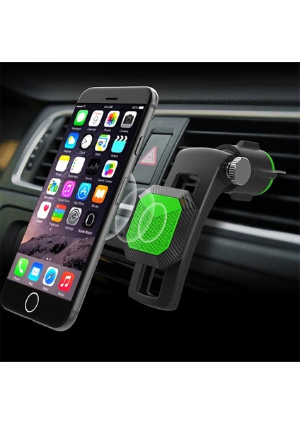 Ally Güçlü Mıknatıslı Karbon Fiber Araç Havalandırma Telefon TUTUCU-(1903)