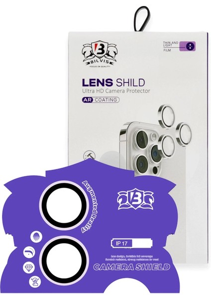 CPT05 Apple iPhone 17 Bilvis Titan Kamera Lens - Lila
