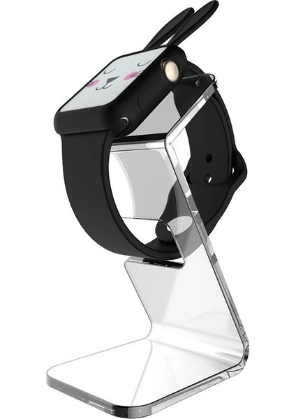 Ally Apple Watch 1-2-3-4 42MM Tavşan Figürü Silikon KILIF-(1903) indirimleri