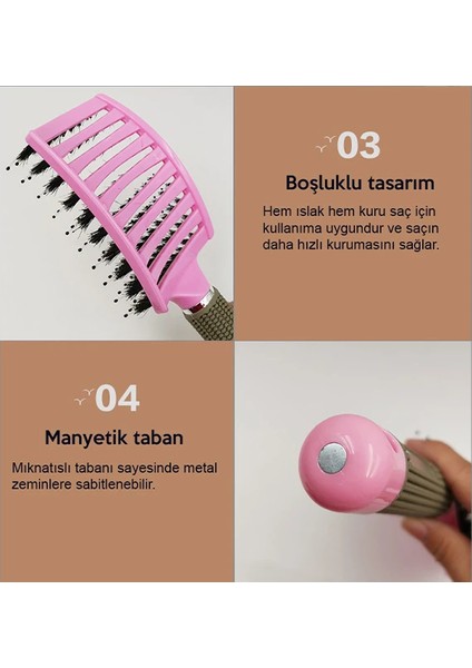 Ezere Detangle Saç Açma ve Tarama Fırçası Saç TARAĞI-(1903) indirimleri