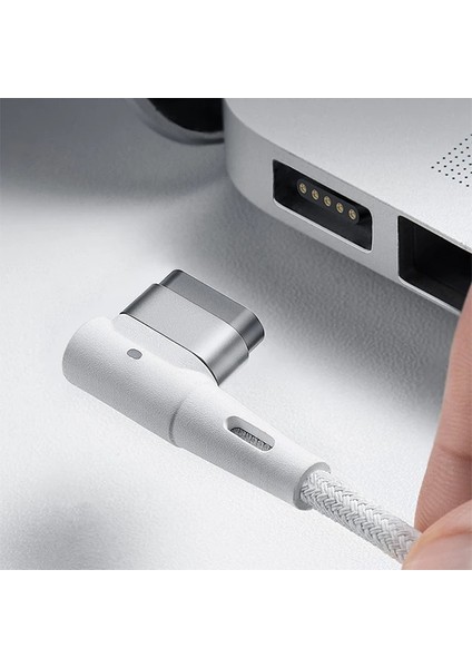 Baseus Zinc Manyetik L Uçlu 60W Macbook Hızlı Şarj Güç Kablosu 2M-(1903) indirimleri