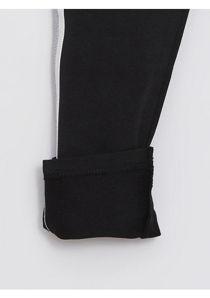 Lcw Kids Siyah Beli Lastikli Basic Kız Çocuk Tayt fiyatları