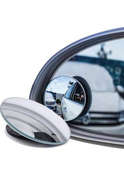 SN-14760 Üniversal Kör Nokta Aynası Motosiklet - Araba 360 Derece Açılı 3m Yapışkanlı (2li Paket)