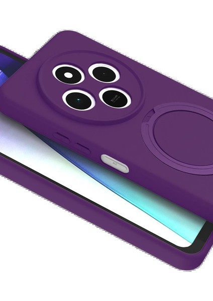 CPT05 Xiaomi Redmi 14C Regal Magsafe Standlı Kapak - Derin Mor modelleri