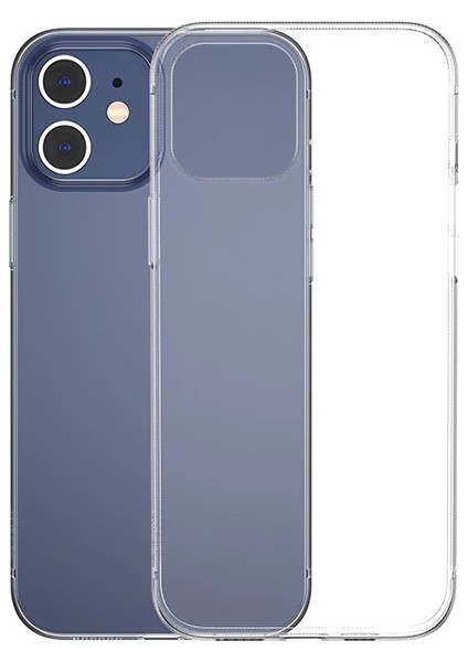 Baseus Simple Case Iphone 12 Mini 5.4 Ince Silikon Şeffaf KILIF-(1903)