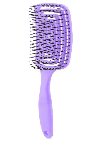 Ezere Büyük Kavisli Yumuşak Saç Açma ve Tarama FIRÇASI-(1903)