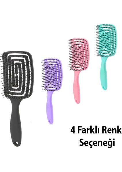 Ezere Büyük Kavisli Yumuşak Saç Açma ve Tarama FIRÇASI-(1903) fırsatları