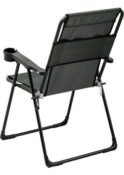 4 Adet Katlanır Kamp Sandalyesi ve Masa Seti - Rest - Taşıma Çantalı - Haki - 130 kg Taşıma fırsatları
