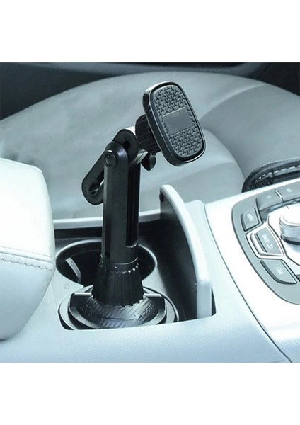 Ally 360 Derece Döner Manyetik Araç Içi Telefon Tutucu - Bardak Tutucu Yeri I?ÇIN-(1903)