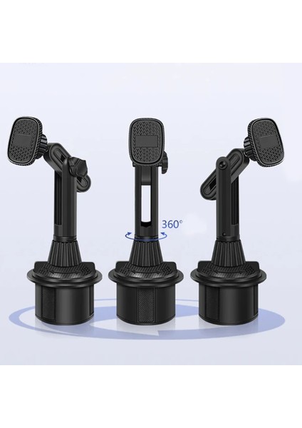 Ally 360 Derece Döner Manyetik Araç Içi Telefon Tutucu - Bardak Tutucu Yeri I?ÇIN-(1903) modelleri