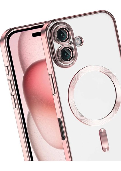 CPT05 Apple iPhone 17 Kross Magneticsafe Kapak - Rose modelleri
