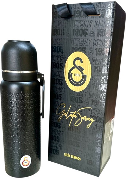 650ml Lisanslı Çift Katlı Paslanmaz Çelik Termos Hediye Kutulu