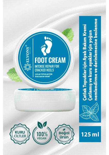Çatlak Topuklar İçin Ayak Bakım Kremi 125 ML
