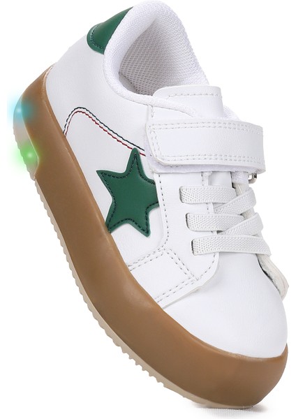 Rena Günlük Cırtlı Işıklı Kız Bebek Spor Ayakkabı