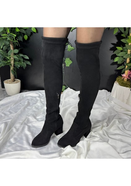 Siyah Süet Uzun Boy Çizme M4500 fiyatları