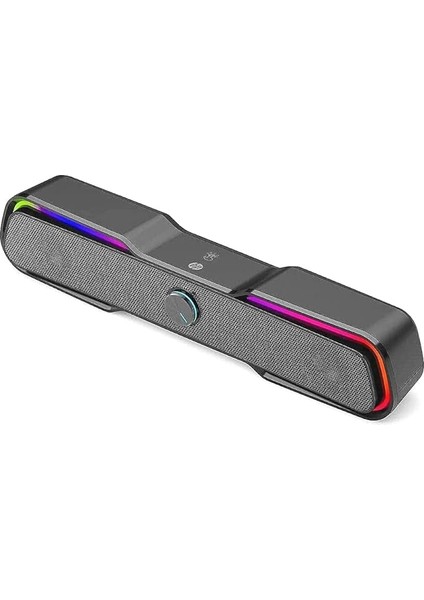 Bilgisayar DHE-6002 Için Soundbar 2X3W Gaming Rgb