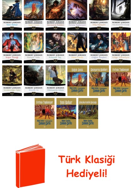 Robert Jordan 21 Kitap Seti + Türk Klasiği Hediye